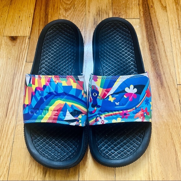 Converse All Star Rainbow Pride Slides - Picture 10 of 13